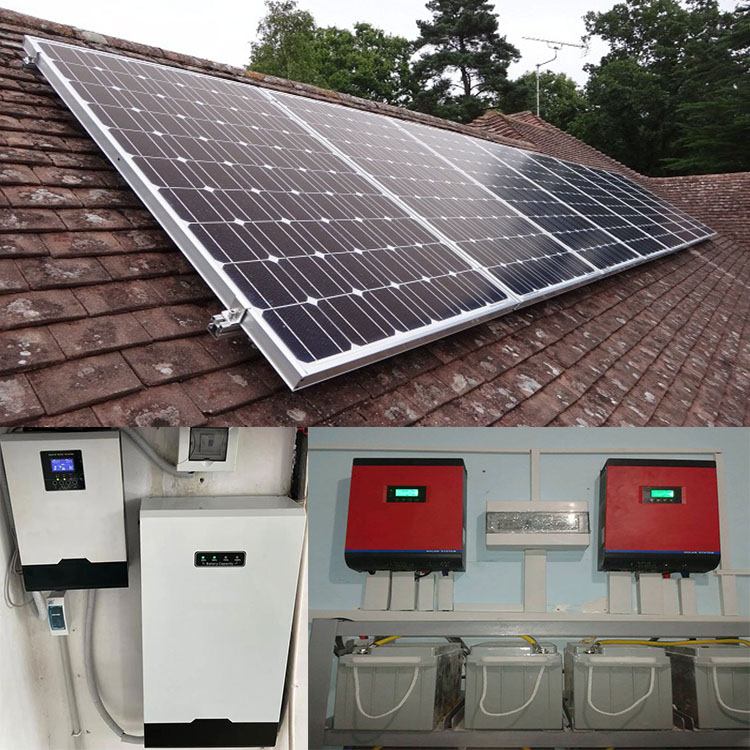 1Kw 2Kw 3Kw 5Kw 6Kw 10Kw 20Kw Complete Home Panel Off Grid Power System Solar Panels for House