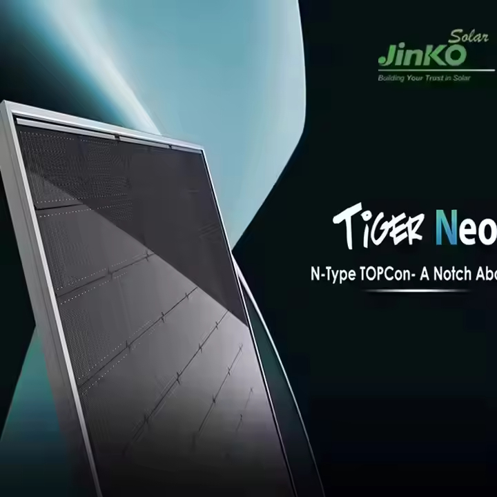 JINKO 580W 585W 590W N Type Mono Crystalline Half Cut Cell Solar Panel US Stock Supply High Efficiency Rooftop Power Solution