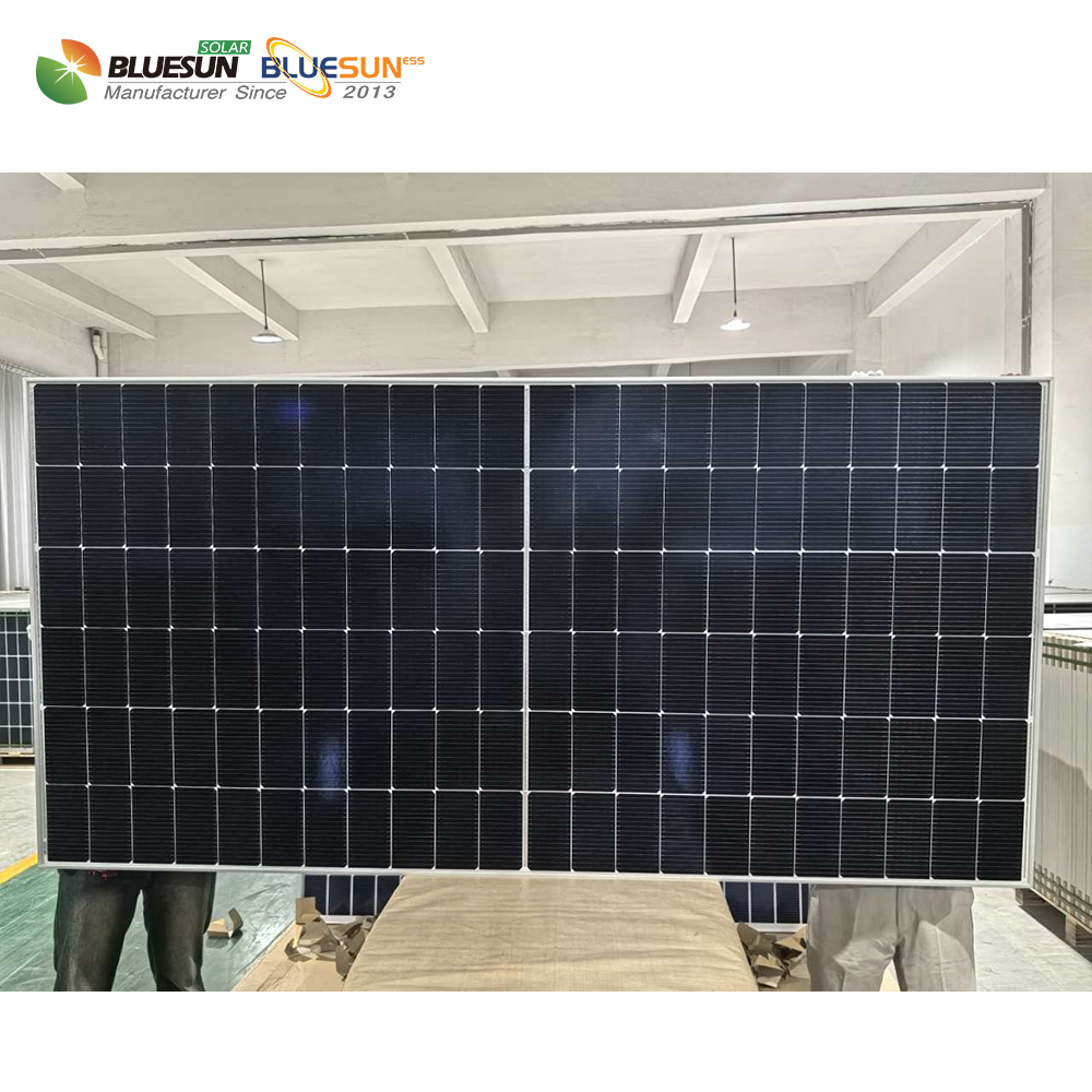 Bluesun Top 10 Best Solar Panels N-Type Bifacial Topcon 610W Monocrystalline Solar Panels for Home Use
