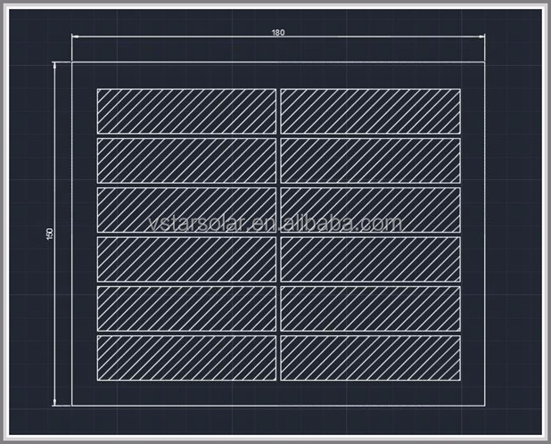 High Efficiency Polycrystalline 3W Slim Solar Panel bar for Window Lighting