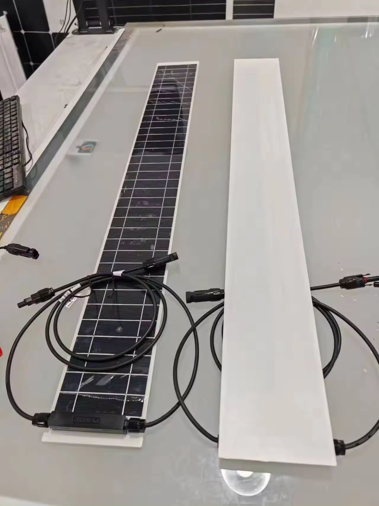 Mono Small Thin Film Flexible Strips Rollable Solar Panels for Advertising Lighting Used Customized Shape