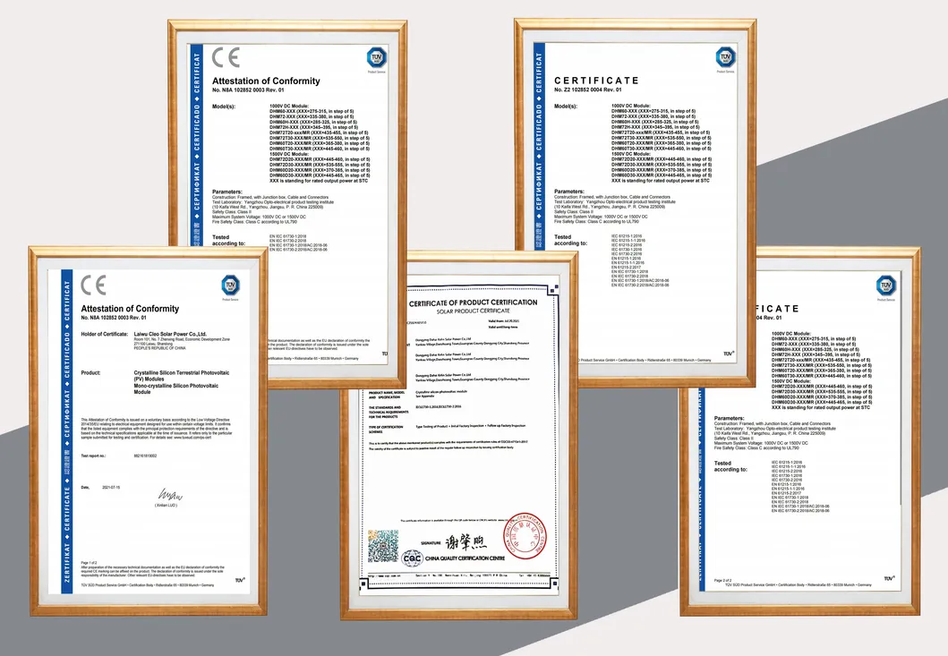 Certifications Display