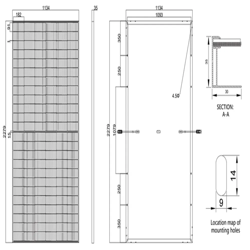 Photovoltaic Solar Panel 550W 545W 540W 600W Residential Monocrystalline Glass Solar Power PV Panels From China