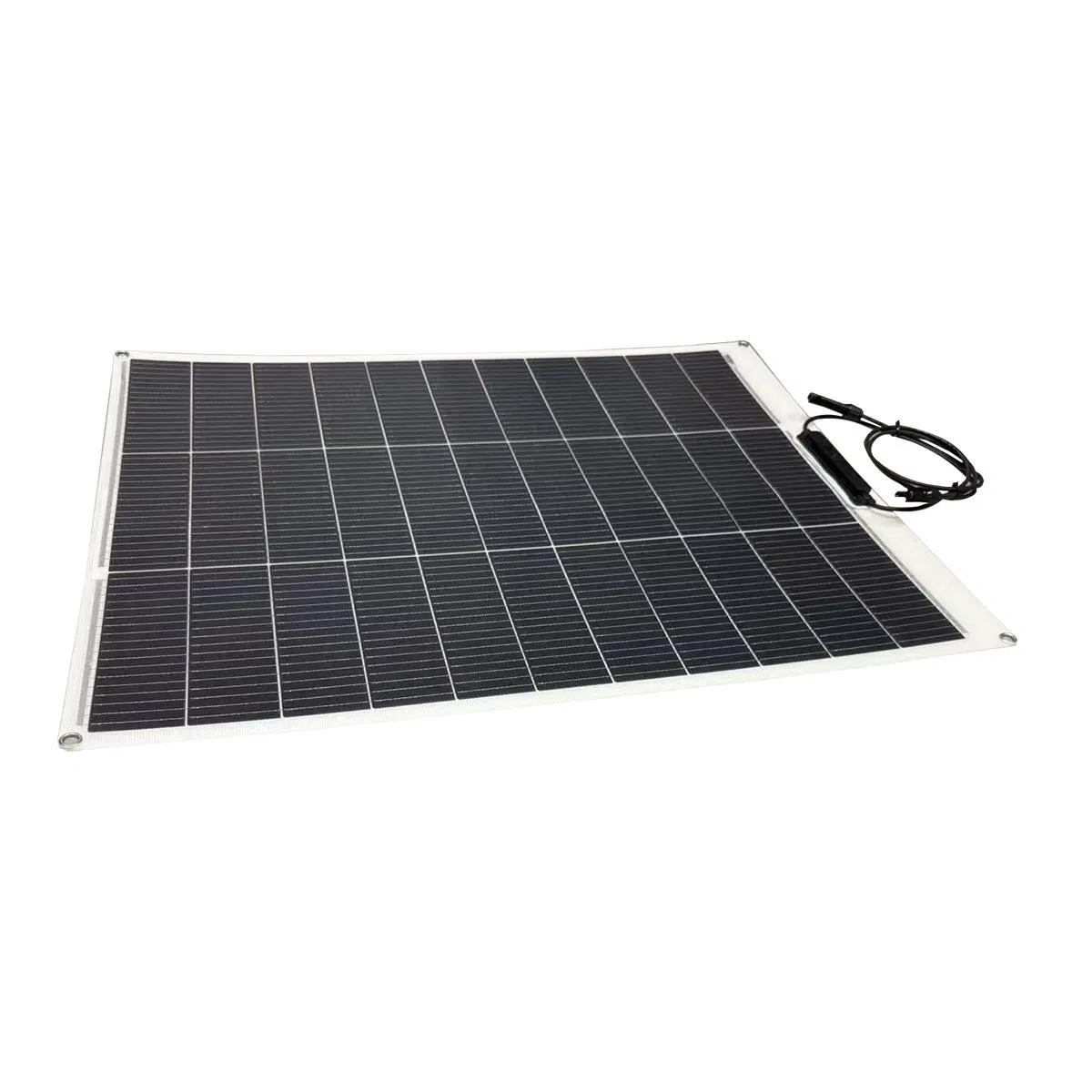 50W Solar System with Semi-Flexible Panel Complete Kit for RV Marine Camping and off-Grid Cabin Power Supply