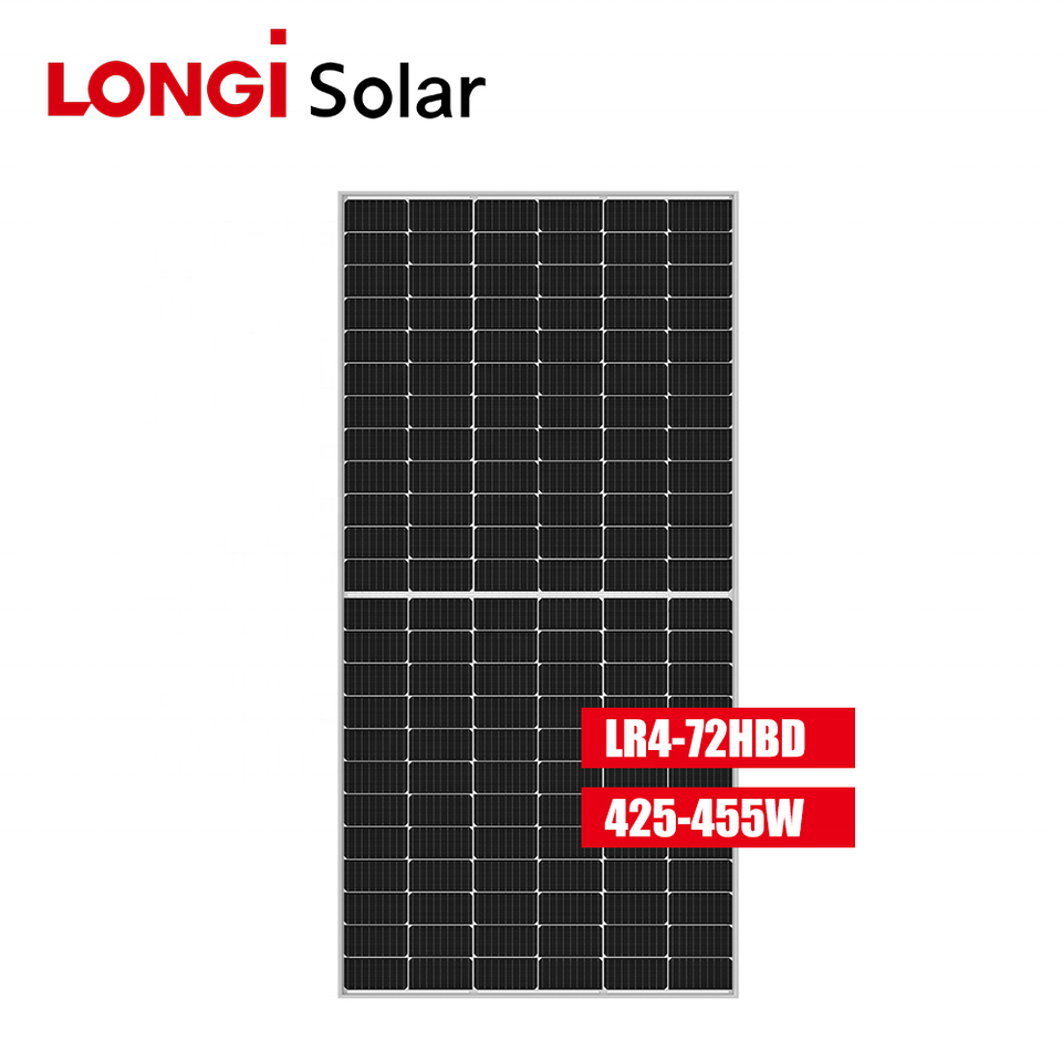 bifacial solar panel 72 HBD bifacial 425w-455w glass glass 450W