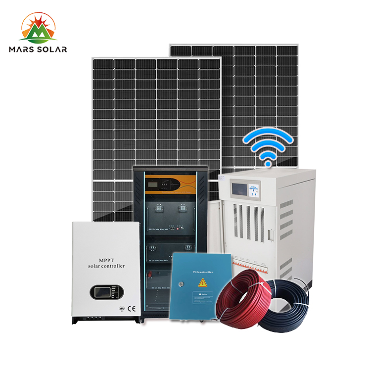 20KW 50KW 100KW Solar Panel Complete Kit Lithium Battery Energy System Panneau Solaire Complet Set for Hotel