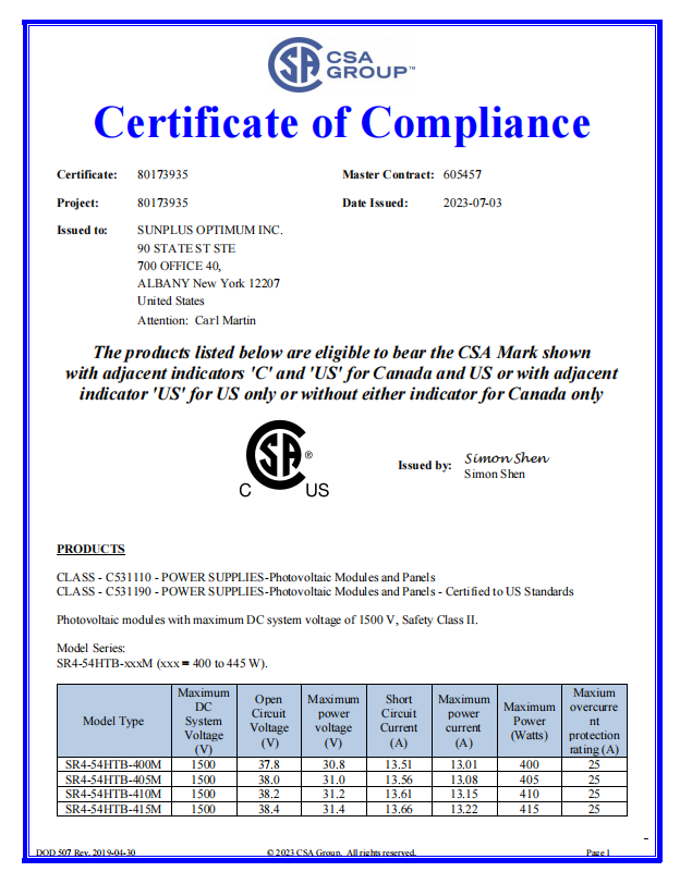 Cert 1