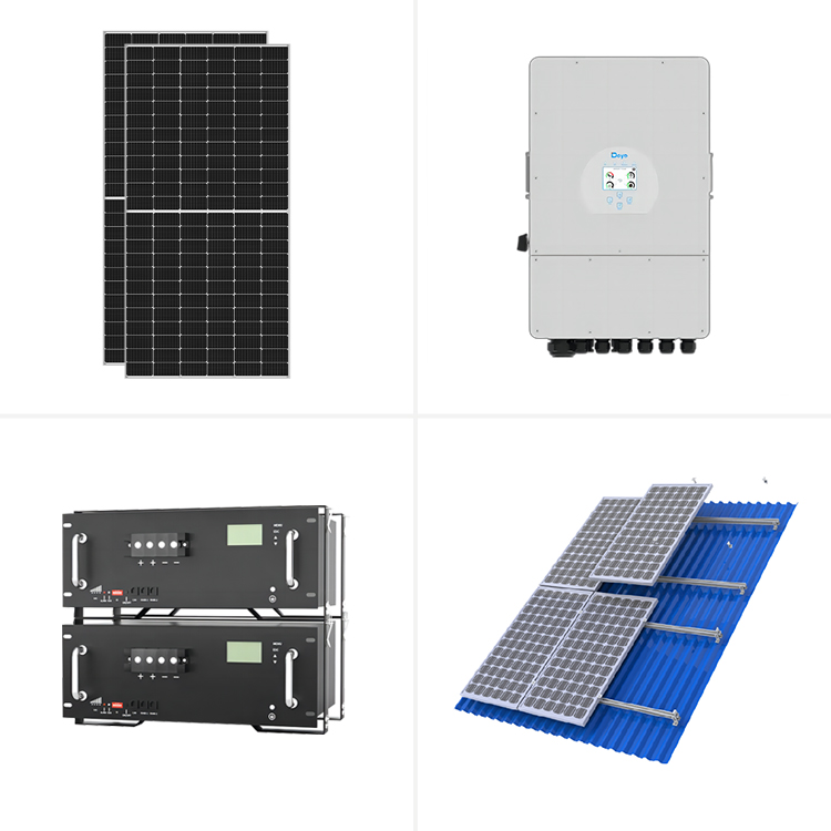 Solar System 5kW 10kW 20kW 30kW Solar Panels With Battery and Inverter Complete Kit Hybrid Solar Energy System for Home