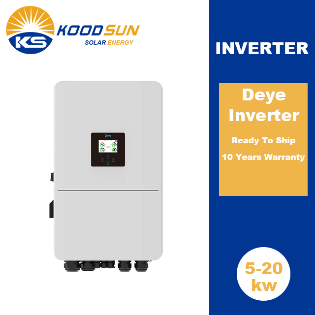 Deye 5Kw 10Kw 15Kw 20Kw 25Kw 30Kw Off Grid Solar Power Energy System Matched With Grade A Cell LFP Battery Solar Panels