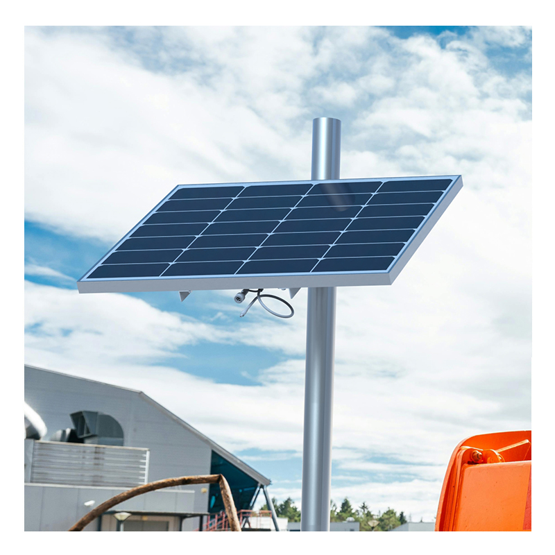 Zemu Panel Inbuilt Battery Solar Panels CCTV Farm Outdoor Energy Storage Lighting Monitoring System IP67 Waterproof 120W 4G