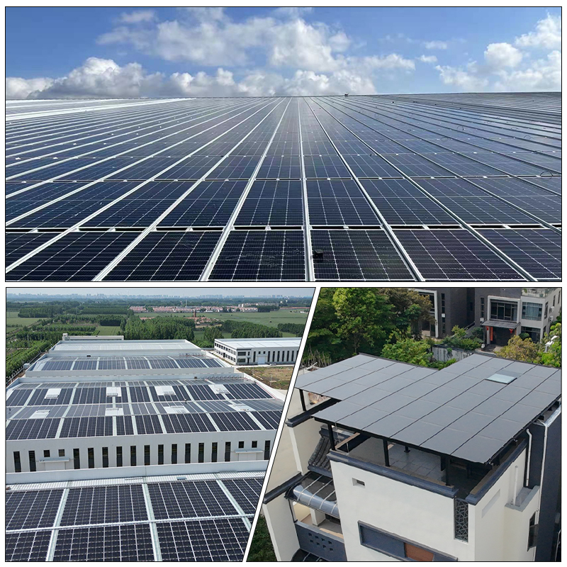 Longi Hi-Mo X10 Explorer LR7-72HVH 635~650M Monocrystalline Photovoltaic Panel 640w 645Watt Bifacial Full Black Solar Panels