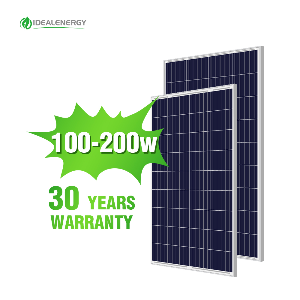 36cell Monocrystalline Polycrystalline Mono Black 100w 120 120w 125w 140w 155w 165w 180w 190 200 225w 230 Watt 235w Solar Panel