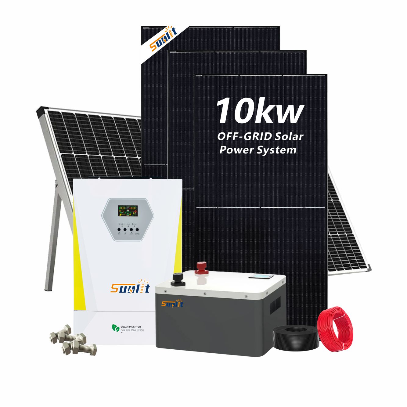 Complete off Grid 10kw Home Solar System Solar Energy System Solar Panels Kit