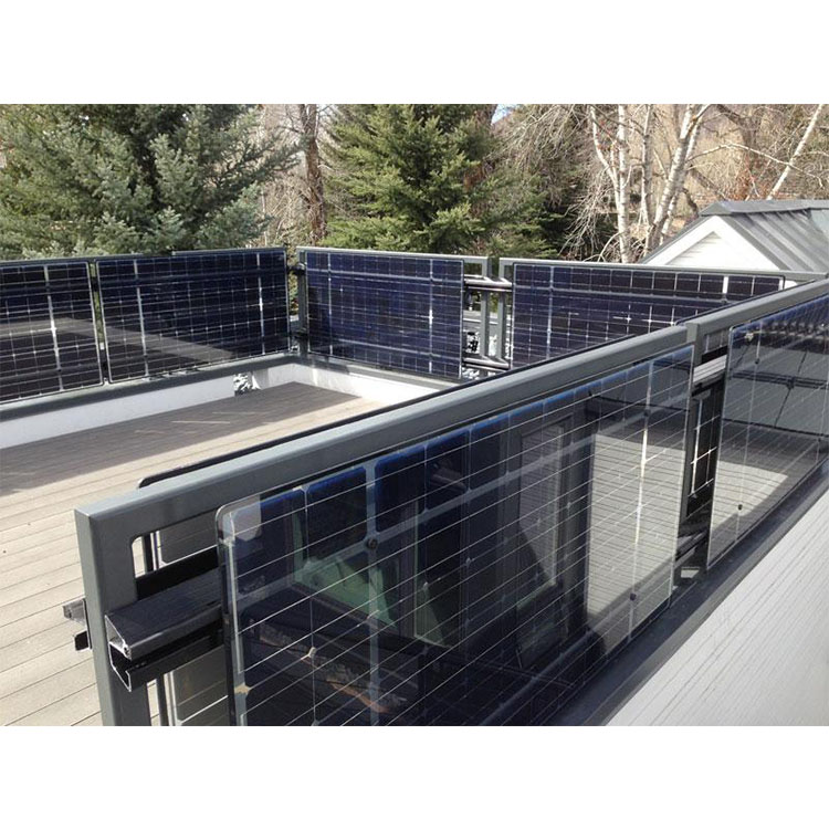 High Power OEM Transparent Solar Panels Bipv Solar Roof Integrated Panel Transparent Solar Shingles