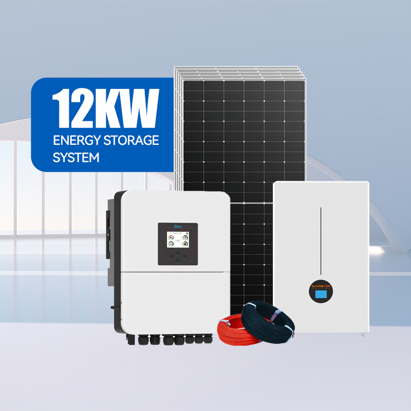 Hybrid Solar Power System 12kw Complete Product Offering
