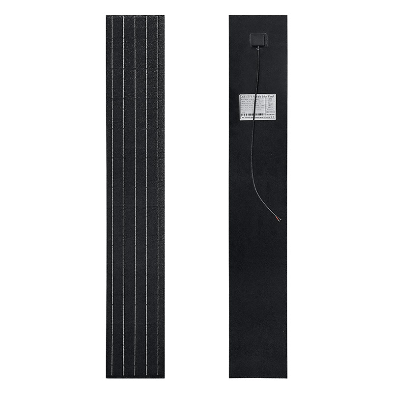 10w 20w 30w 50w 12v 18v ETFE PCB Solar Fence Panel Strips Custom Long Narrow Mono IBC Solar Panel for Farm Window Blind Pergola