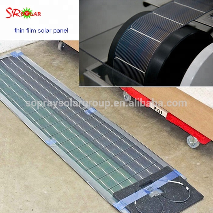 40w to 550w FLEX Adhesive Thin Film Flexible Solar Panel, Easy to Install for TPO System