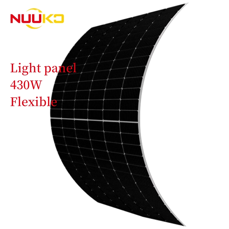 Hot Selling 430W 440W 445W TUV Certified Flexible Solar Modules Light and Flexible 120W OEM Solar Panels for Car Roof PERC Type