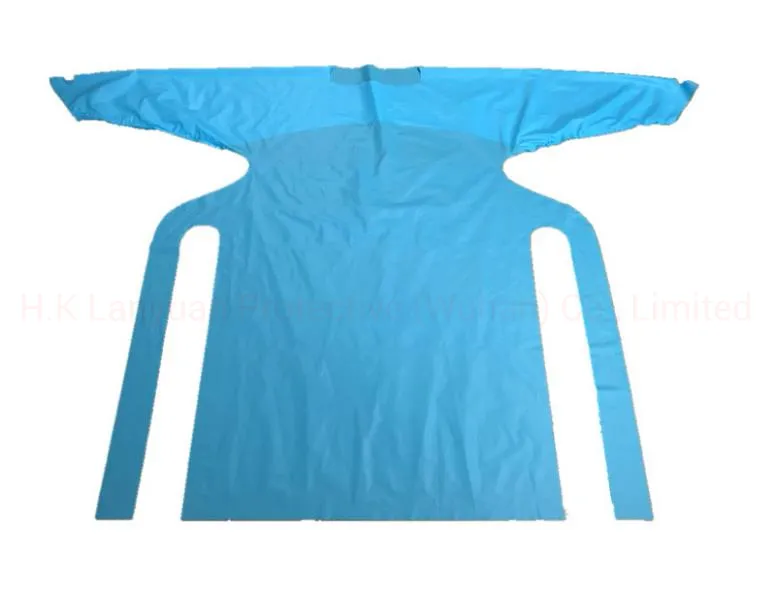 Batas de aislamiento azul