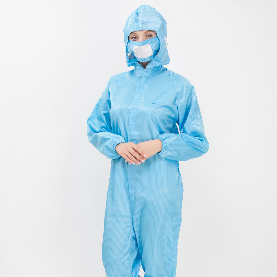 Nuevo diseño de EPP para cirugía, transpirable, impermeable, de PE microporoso, antiadherente, tela no tejida, bata de aislamiento, overoles