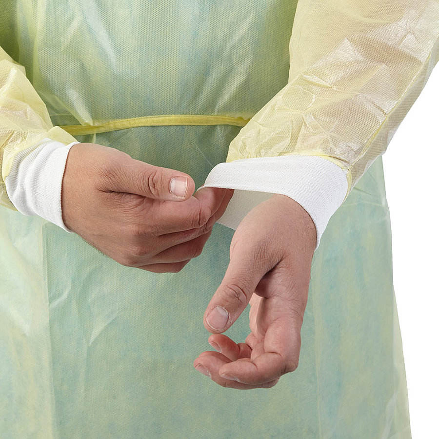 SMS PP No Tejido Paciente Protector Hospital Desechable Gown de Aislamiento