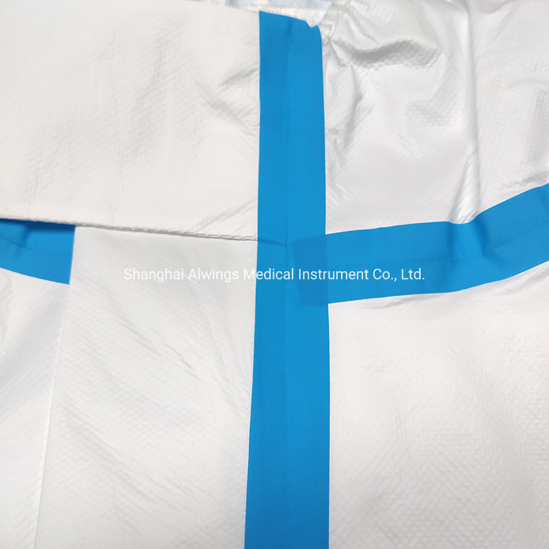 Batas de aislamiento desechables Alwings Medical Instrument resistentes al agua