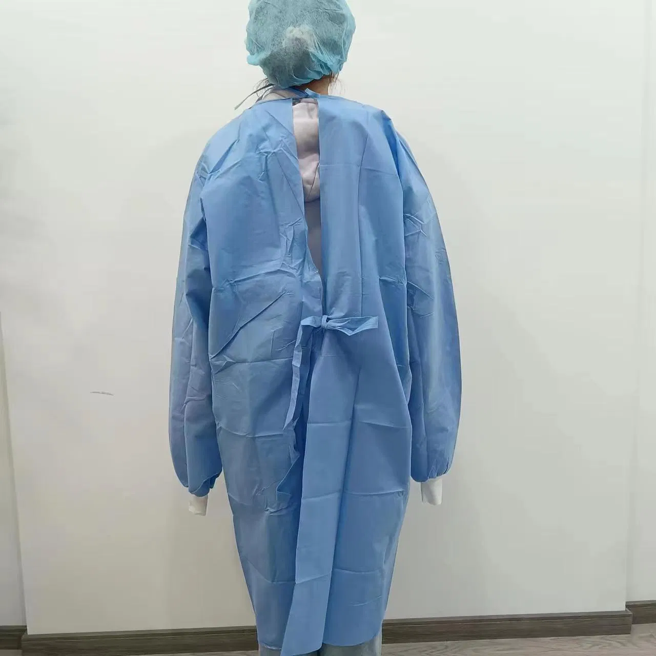 Medical Disposable Gown Waterproof Isolation Gown Materials with PP/SMS/PP+PE