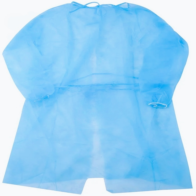 Bata desechable impermeable para uso en laboratorio y clínica