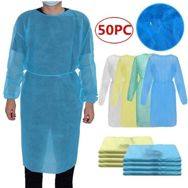 SMS PP No Tejido Paciente Protector Hospital Desechable Gown de Aislamiento