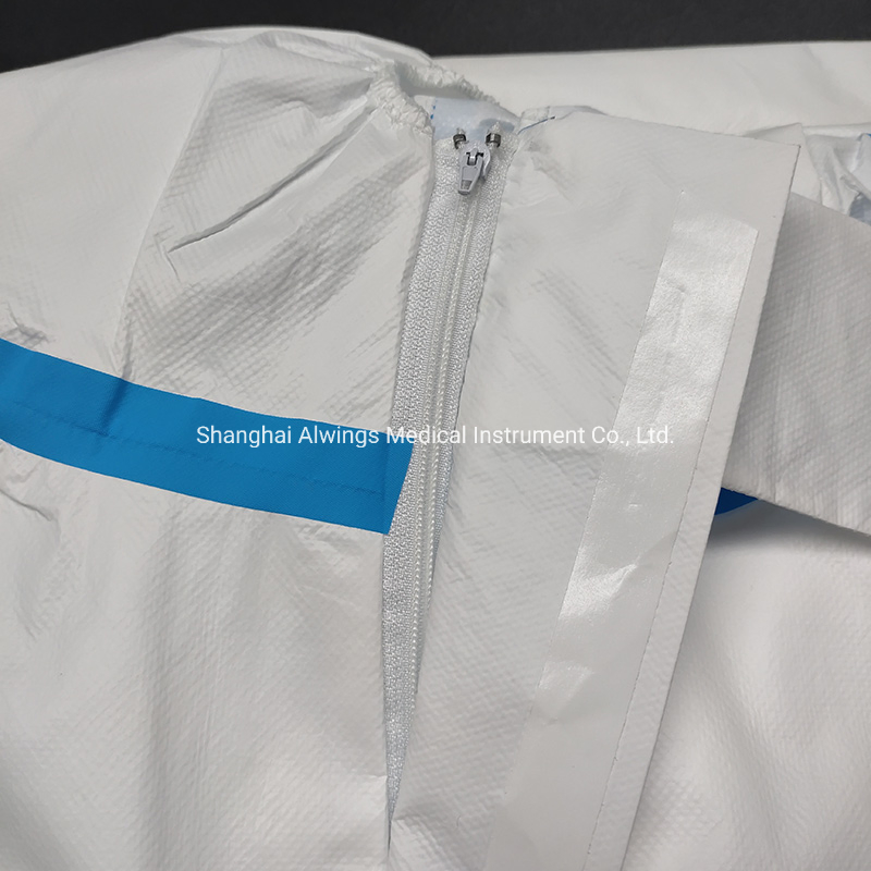 Batas de aislamiento desechables Alwings Medical Instrument resistentes al agua