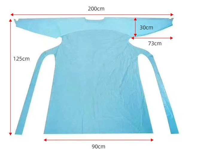 Dimensiones de la bata