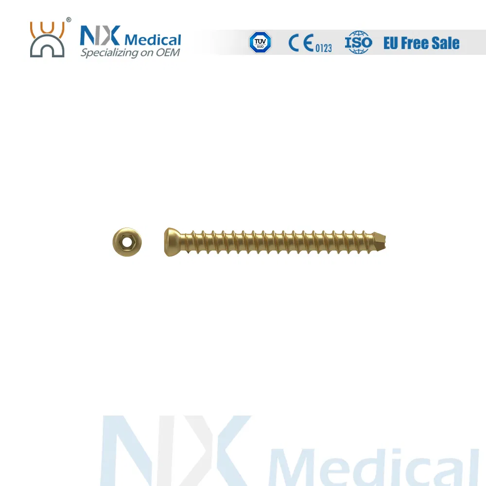 مادة طبية للصدمة العظمية φ4.5mm برغي مجوف سداسي جزئي الخيوط
