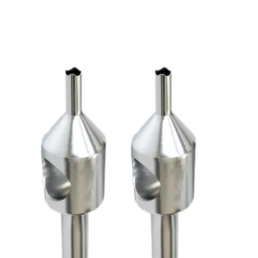 إبرة شعر من الفولاذ المقاوم للصدأ متينة وحادة 0.9mm 0.8mm فوي بانش