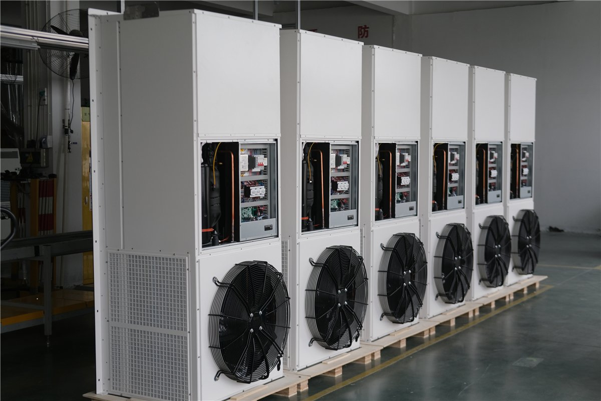 400V 50Hz 5.0kw~30.0kw مكيف هواء خارجي مثبت على الحائط، تبريد الملاجئ، نظام تبريد الغرف