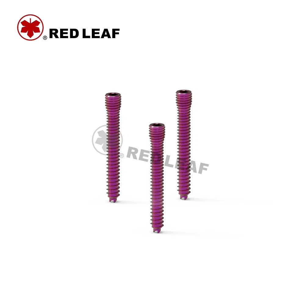 براغي هوليوود بدون رأس من ريد ليف 3.0-7.0mm بالجملة لتجار الجملة في مجال العظام ومراكز الجراحة للشراء بالجملة