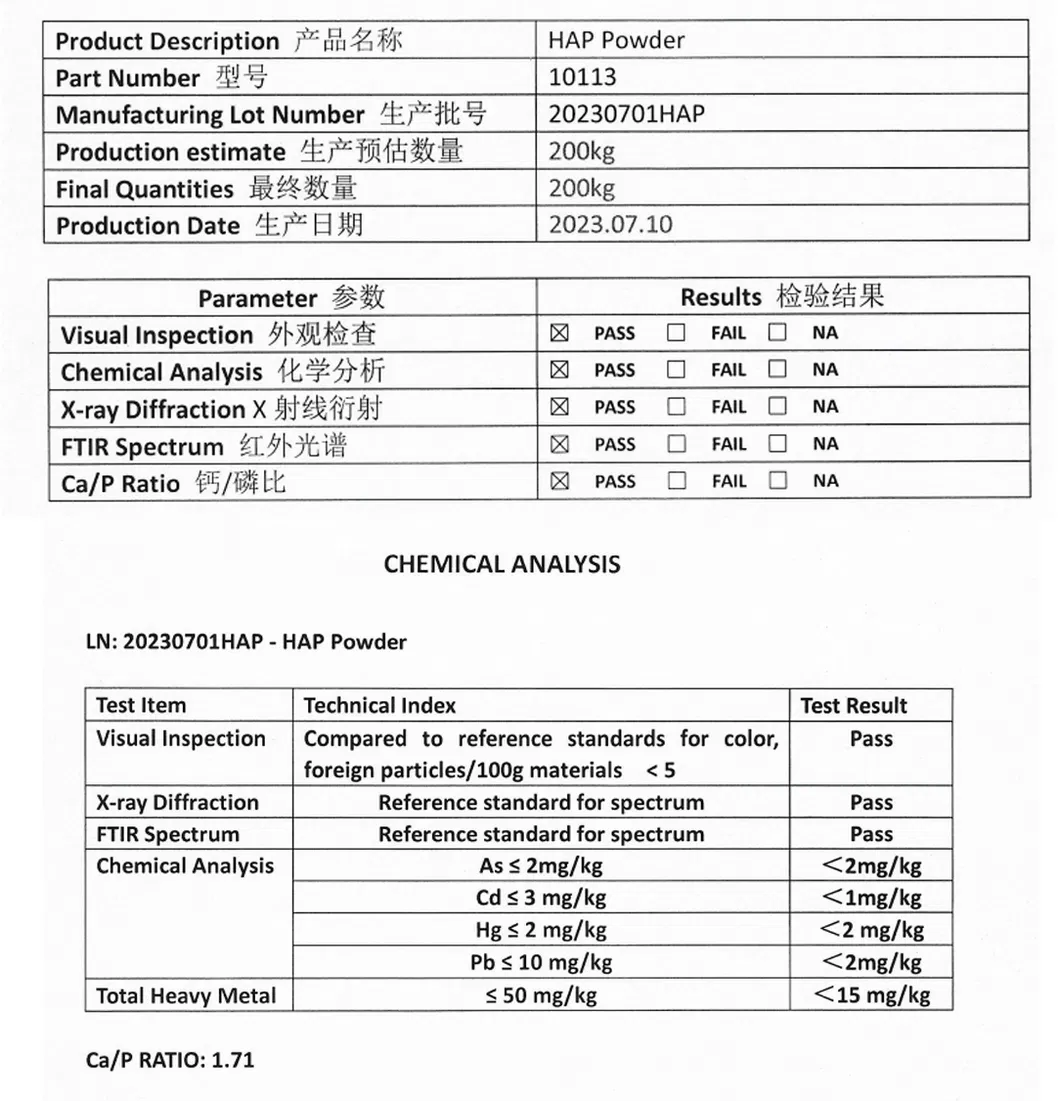 Hydroxyapatite Powder