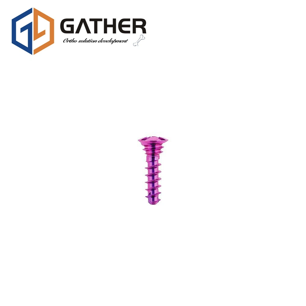 زراعة التيتانيوم العظمية 0.6mm السماكة 1.5mm برغي لوحة الفكين
