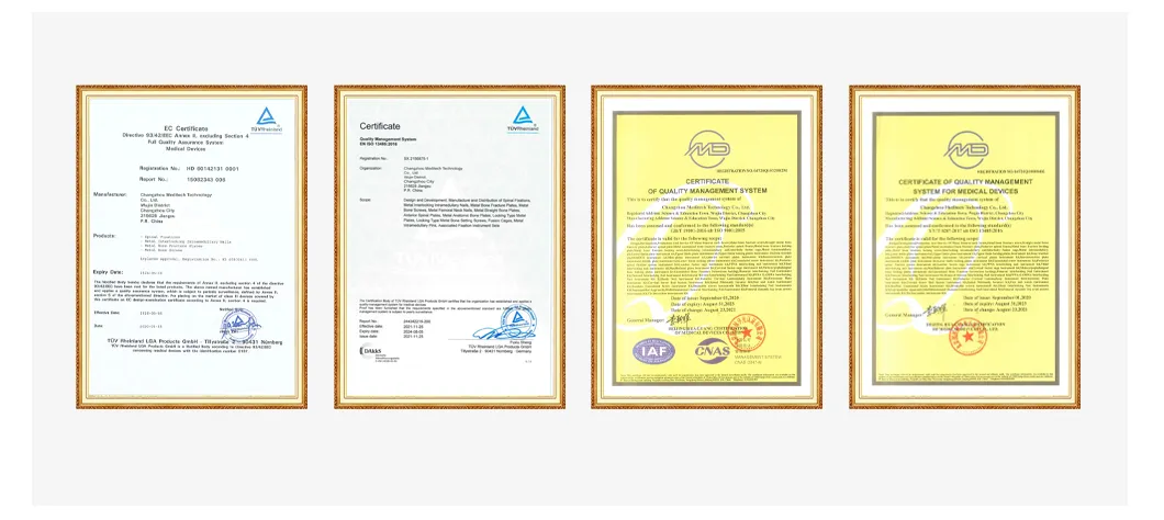 Certificates