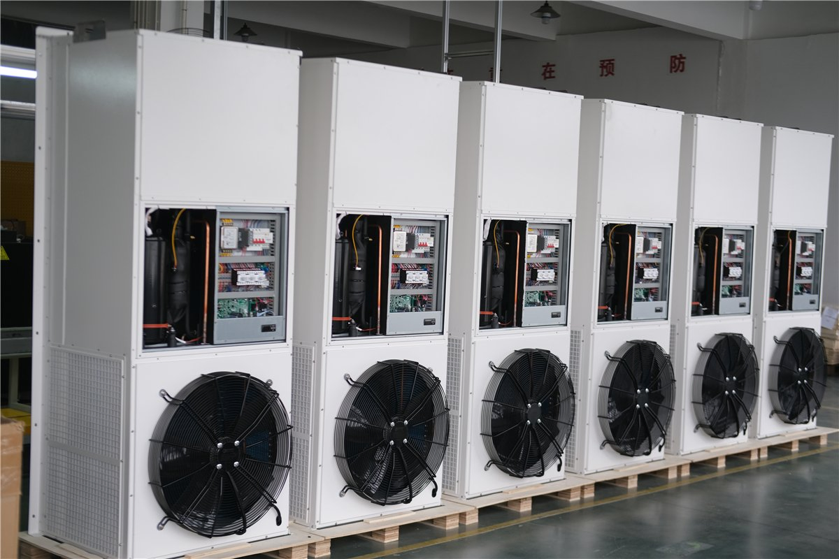 400V 50Hz 5.0kw~30.0kw مكيف هواء خارجي مثبت على الحائط، تبريد الملاجئ، نظام تبريد الغرف