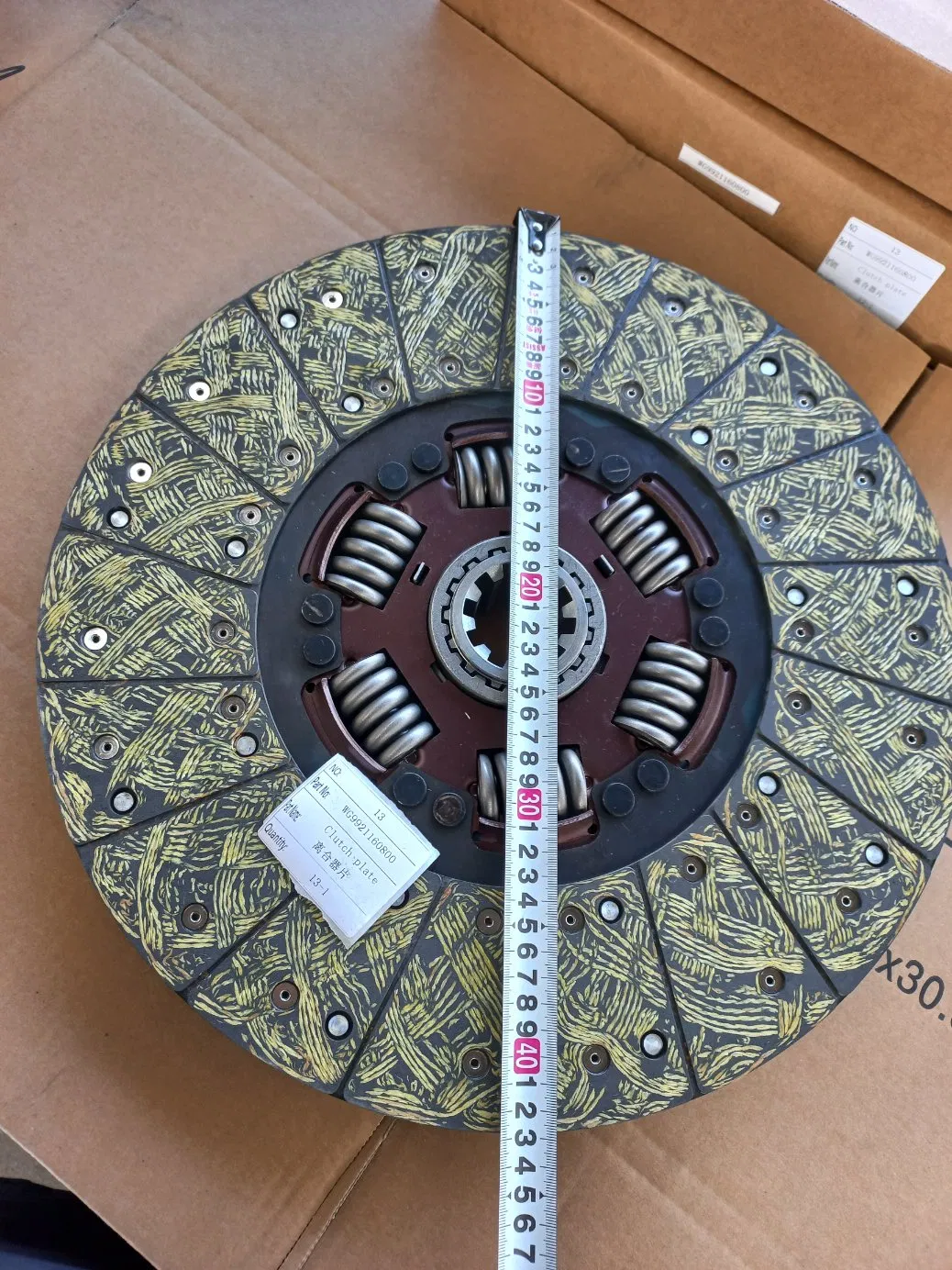 High-Performance Clutch Plate for Heavy-Duty Construction Vehicles