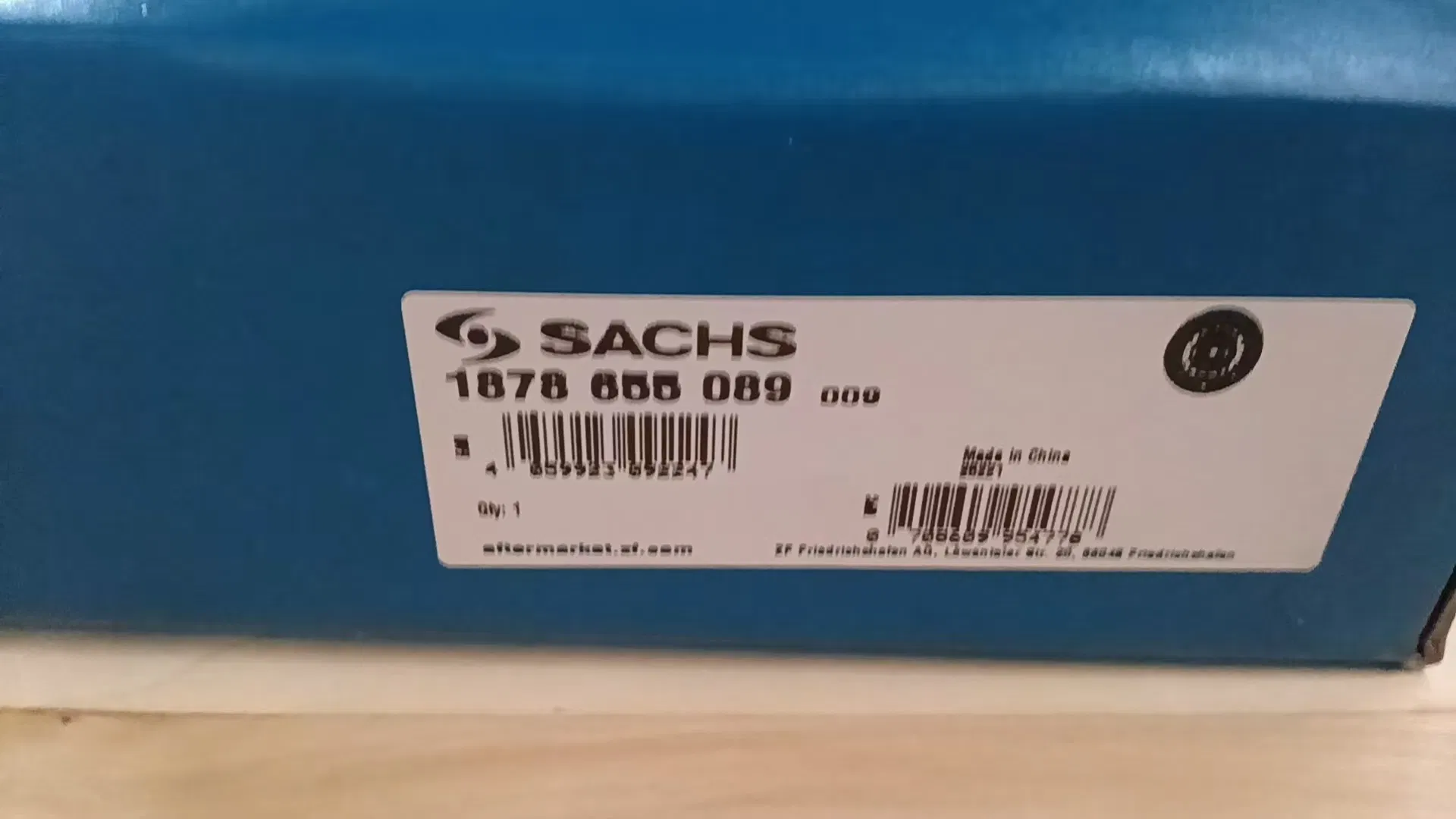 Mat S-Achs V-Aleo Truck/Car Clutch Release Bearing Kit Assembly Original Brand 1878655089 Clutch Disc &amp; Pressure Plate