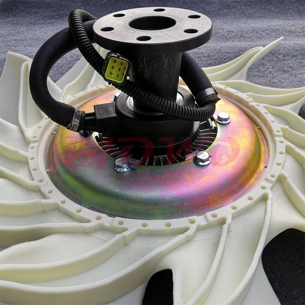 1m3CD18A51d1b-1308060 Trucks, Commercial Vehicles, Buses, Aluminum PA Coupling Silicone Oil Electronically Controlled Fan Clutch Assembly, Factory Direct Sales