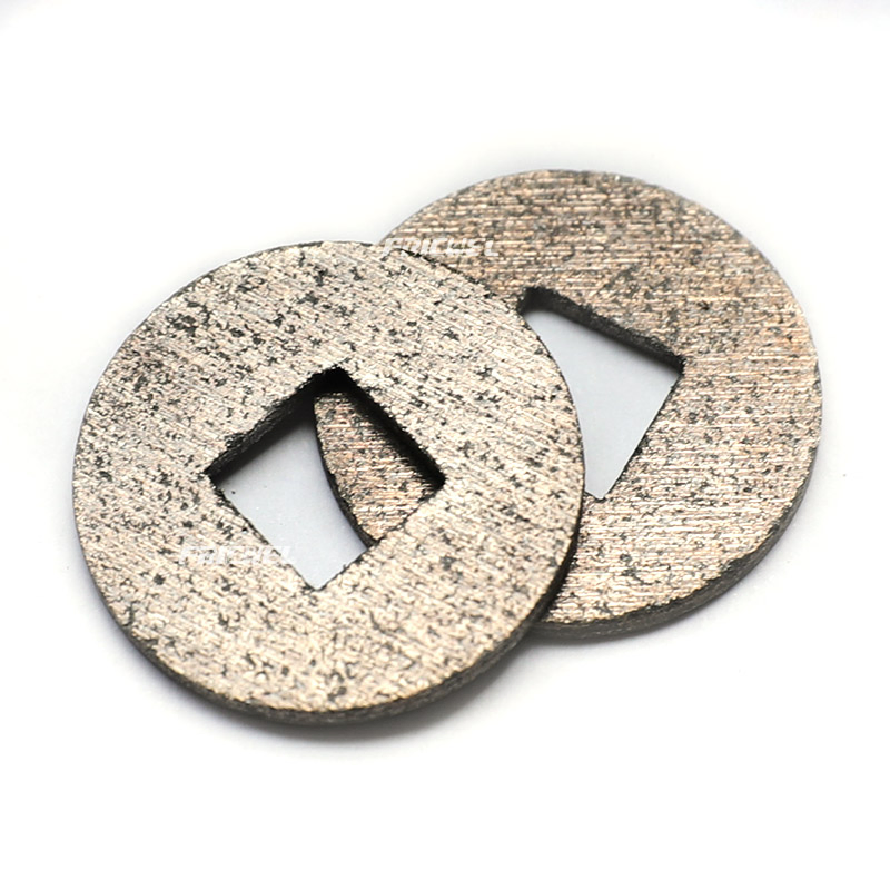 Fricwel Factory Price Auto Parts Ceramic Copper Clutch Button for Robot Brake Disc Application ISO9001