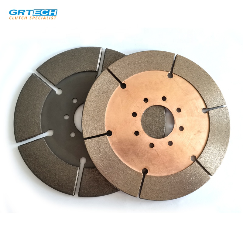 203mm Clutch Parts Clutch Plate Iron Sintered Copper Clutch Disc for Racing Cars