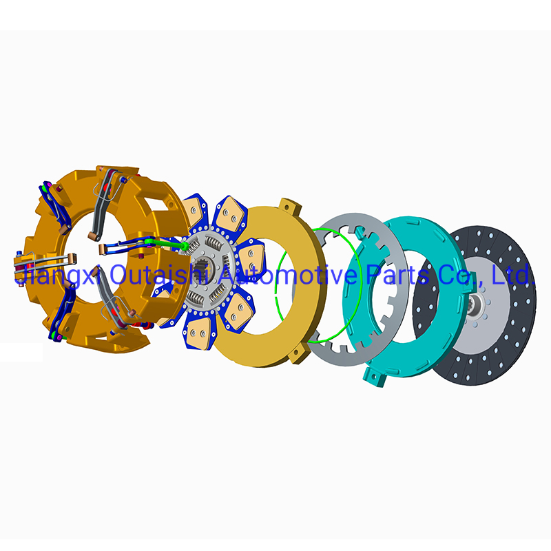 Tractor Parts Tracotr Clutch Disc Clutch Pressure Plate Clutch Cover Assembly for Wholesales
