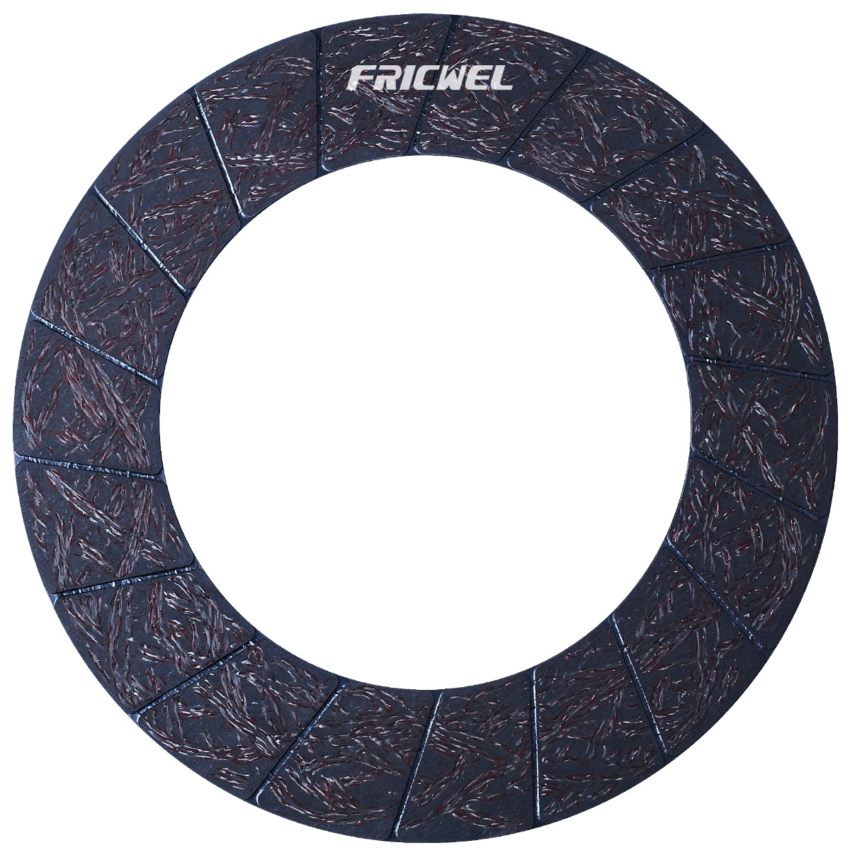 Fricwel Auto Parts Clutch Facing Plate with Kevlar Material Factory Price for Heavy Duty Trucks Buses Disc Assembly ISO9001 Ts16949 E-MARK