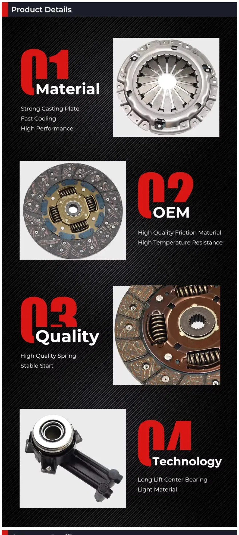 High Performance Auto Parts Clutch Plate 30100-C6000