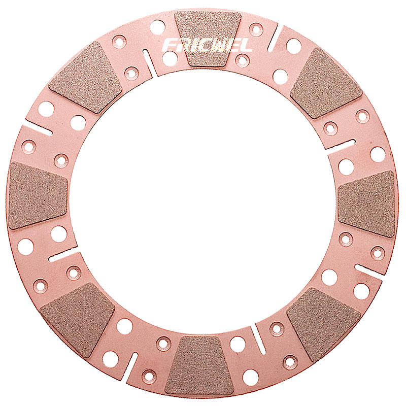 Fricwel Auto Parts Copper Clutch Pad Sintered Racing Disc 8039