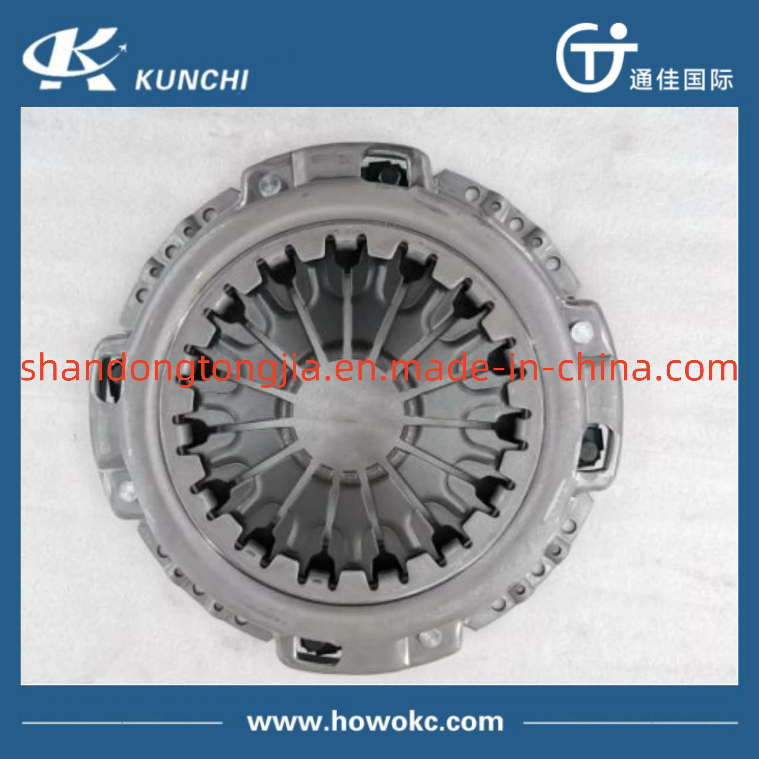 D32-1600750 Clutch Pressure Plate Push-Type Yuchai Truck Part Clutch Plant Clutch Cover Plate for Yuchai Engine HOWO Shacman Truck Parts Clutch Pad