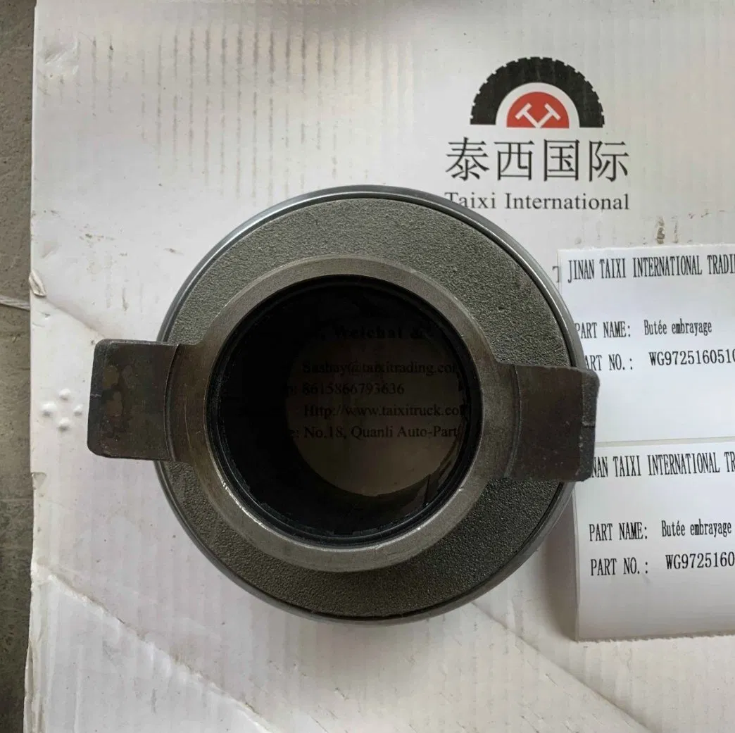 HOWO Sinotruk Clutch Release Bearing Wg9725160510
